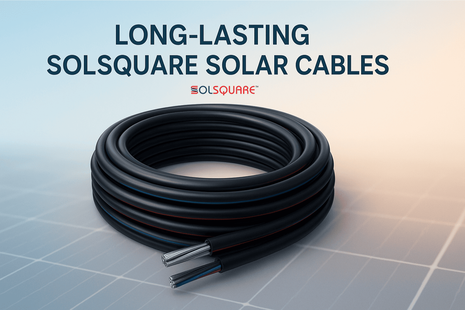 long lasting solsquare solar cables